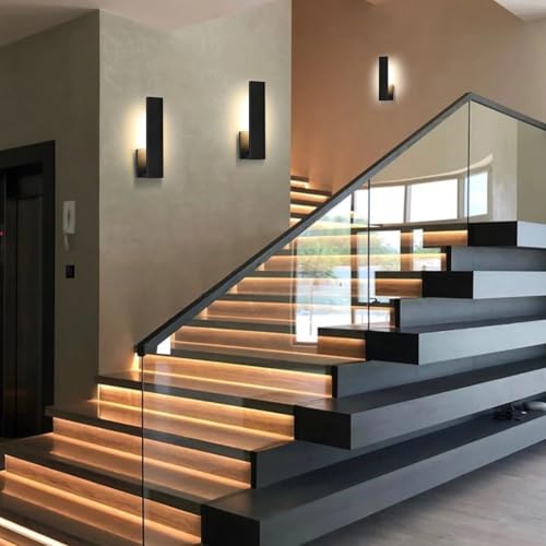 Aluminum LED Modern Wall Sconces Set of 2 (2 Count)