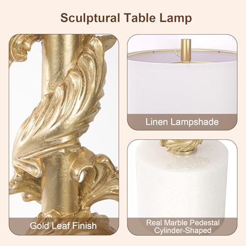 Sculptural Table Lamp Set of 2