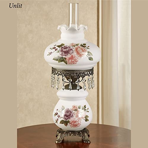 Brook Floral Hurricane Table Lamp