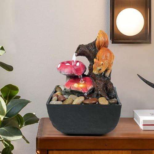 Indoor Resin Statue Desktop Fountain Indoor