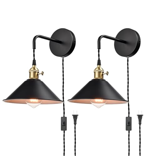 Hanging Height Adjustable Wall Sconce (2 Count)
