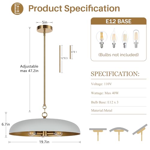 20 Inch Oversized Large Pendant Lights