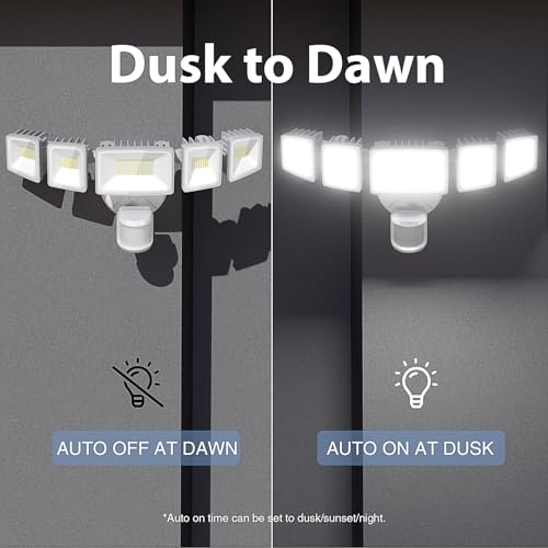 150W 15000LM LED Security Lights Motion Sensor Outdoor