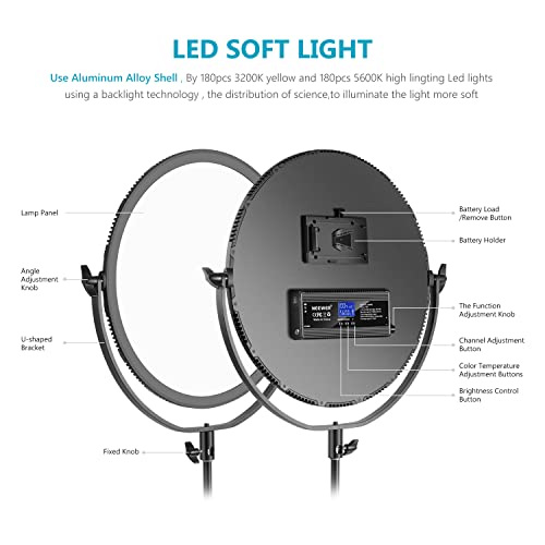 LED Bi Color Studio Round Lighting
