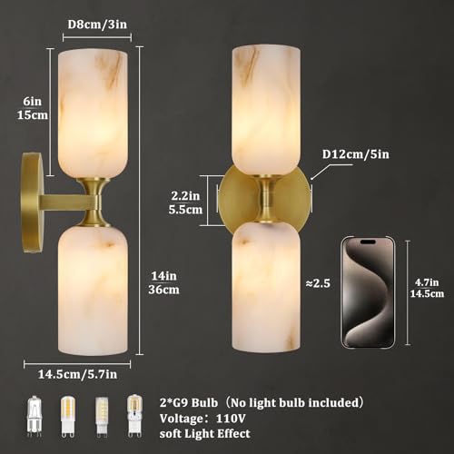 Artisan Alabaster Wall Sconces