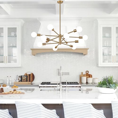 11" 52" Height Adjustable Sputnik Chandeliers Dining Room Light Fixture