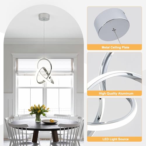 Spiral LED Pendant Light