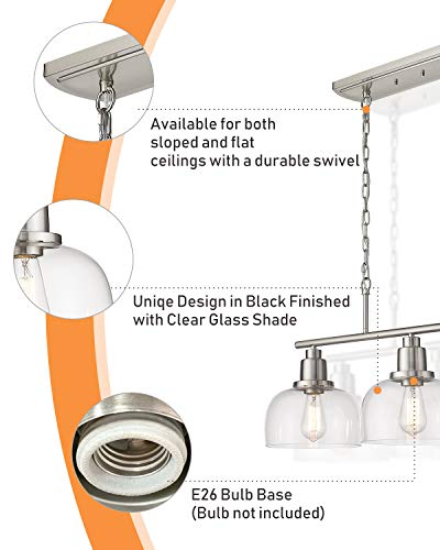3 Light Kitchen Island Light