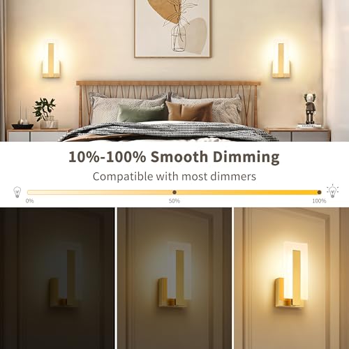 Modern LED Wall Sconce Set of 2 (2 Count)