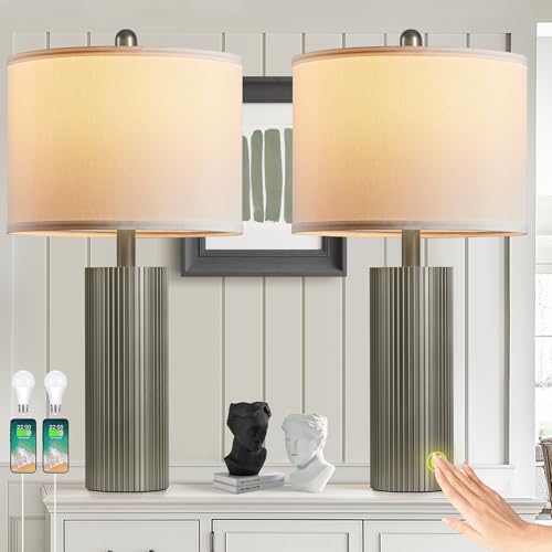 24.5” Table Lamps for Living Room Set of 2 (2 Count)