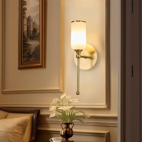 Vintage Alabaster Wall Sconce