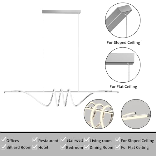 Modern LED Pendant Lights Kitchen Island