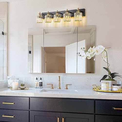Modern Crystal Bathroom Vanity Lights