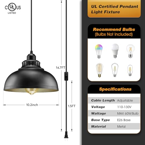 Plug in Pendant Light
