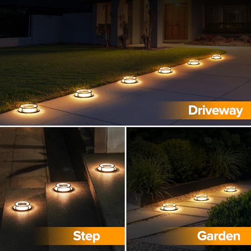 12 Pack Solar Driveway Lights (12 Count)