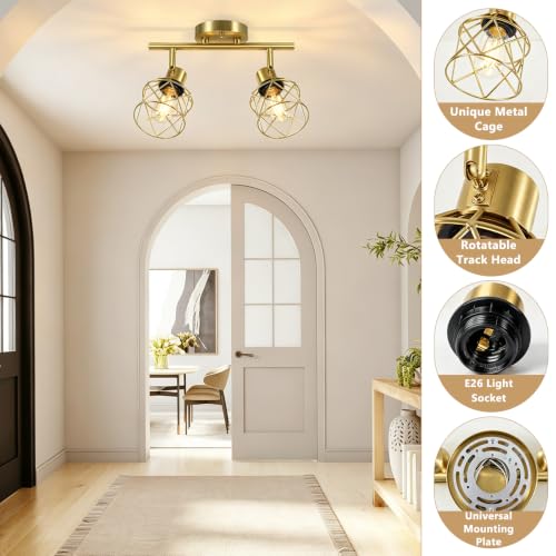 2 Lights Kitchen Track Lighting Ceiling