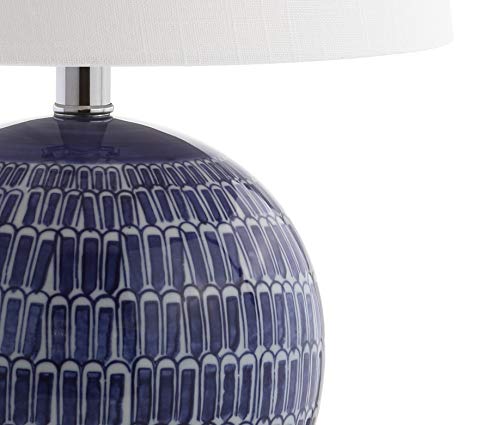 Ronald 21" Ceramic Scallop Sphere Table Lamp