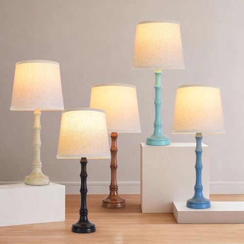Lamps Set of 2 Modern Farmhouse Table Lamp Bedside Reading Lamps Living Room End Tables Set Lamps for Night Stands Bedroom Night Lamp (2 Count)