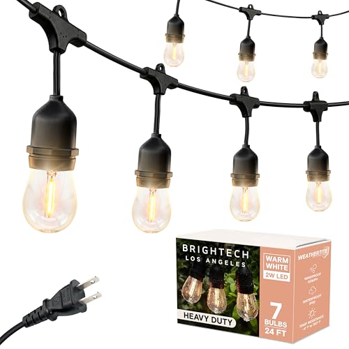 Ambience Pro Waterproof LED Outdoor String Lights (24 Foot)