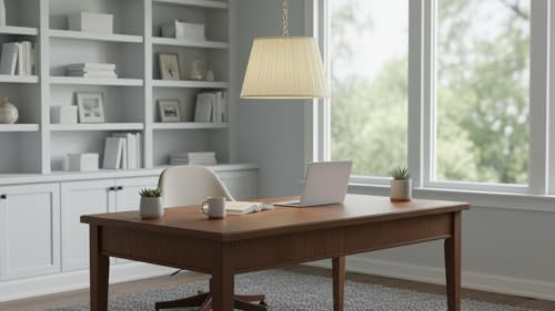 33201 Box Pleated Large Empire Spider Construction Lamp Shade