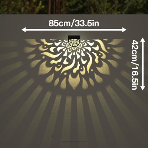 6 Pack Solar Fence Lights Wall lihgts Outdoor Decorations Solar Powered Step Deck Lights Warm Yellow Light Waterproof Decorative Lighting for Garden