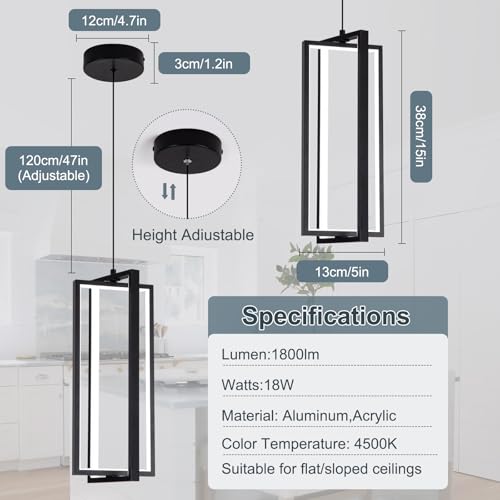 Modern Led Pendant Light Fixture
