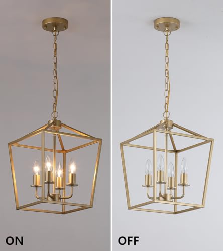 Industrial 4 Lights Chandelier