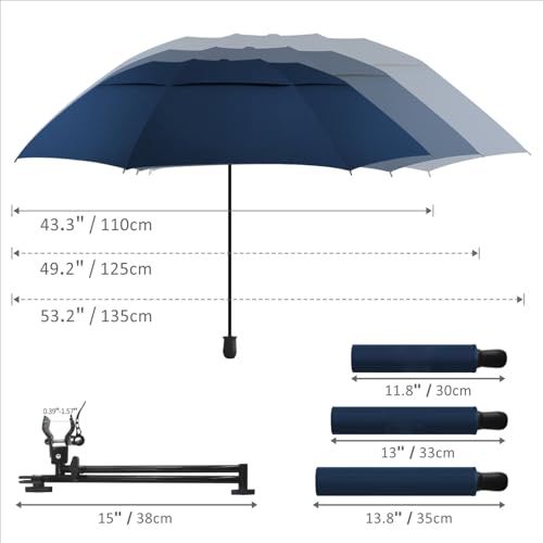 UPF 50 Adjustable Patio Umbrellas