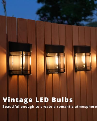 Solar Fence Lights (12 Count)