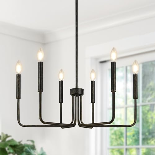 Rustic Black Chandelier