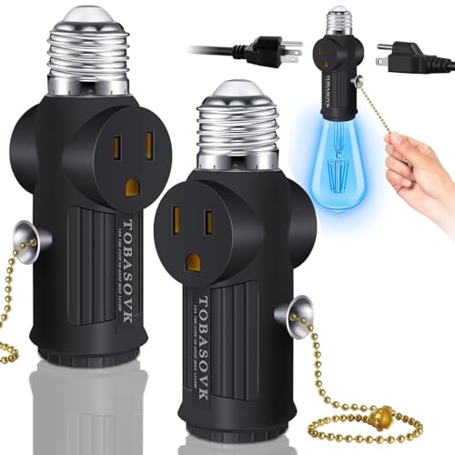 2PCS Light Socket Outlet Adapter