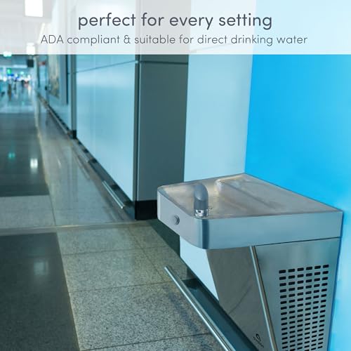 Wall Mounted Water Fountain with Bottle Filling Station