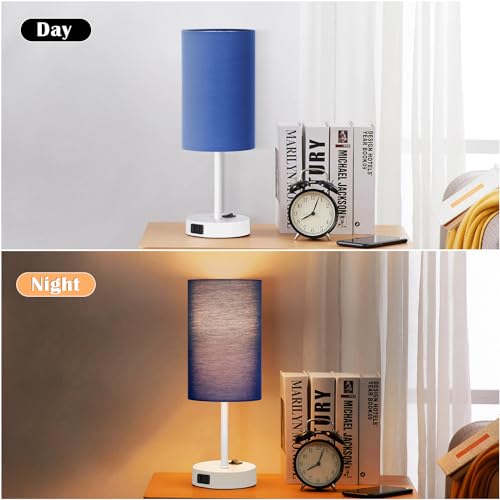 Blue Table Lamp Set of 2 (2 Count)