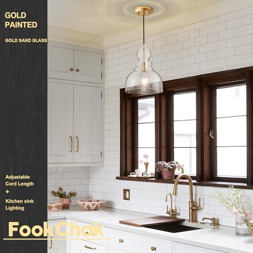 Gold Pendant Lights Kitchen Island