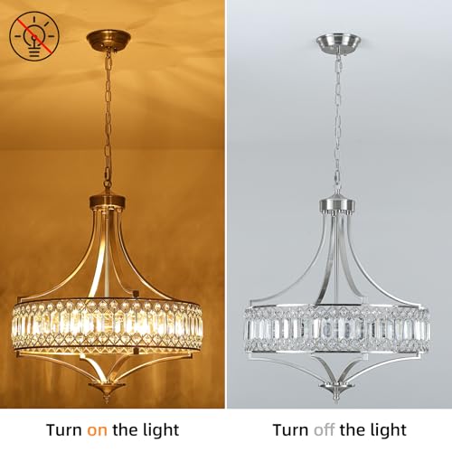 20" Crystal Chandelier for Dining Room 5