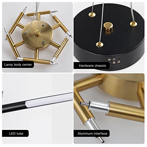 Black and Gold Chandelier