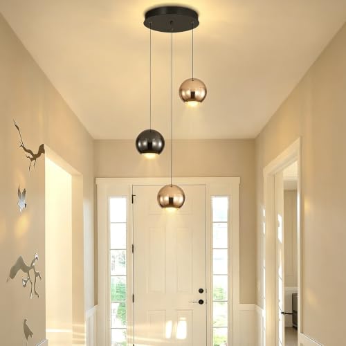 3 Light Cluster Pendant Lights Hanging Chandelier for Kitchen Island