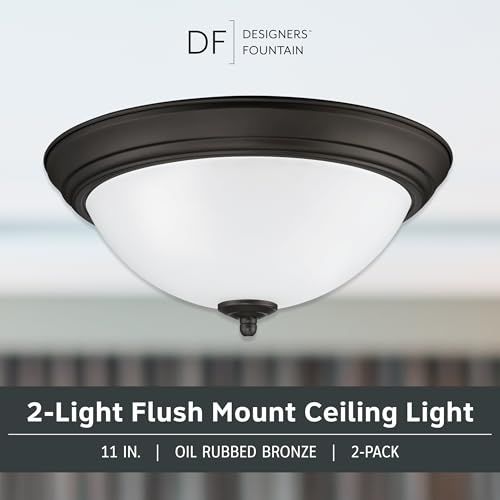 Flush Mount Ceiling Light (2 Count)