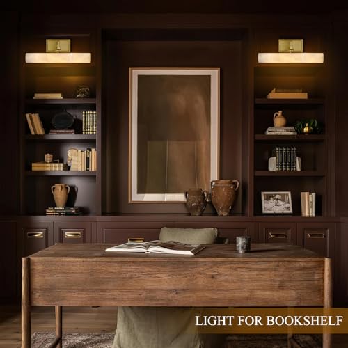 12in Alabaster Picture Light for Wall Art