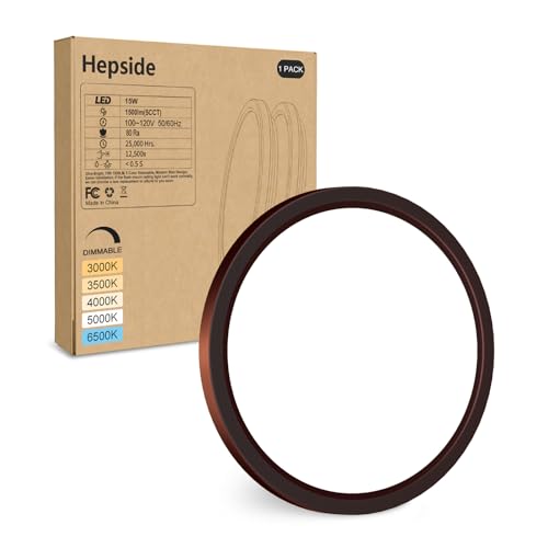 LED Flush Mount Ceiling Light Fixture Oil Rubbed Bronze