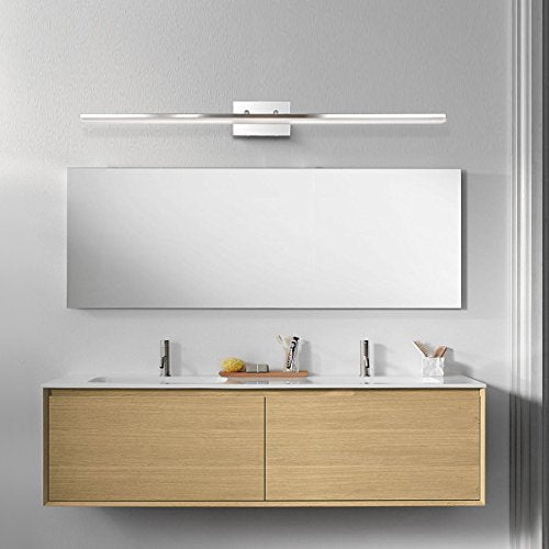48in Modern LED Vanity Lights for Bathroom Chromed