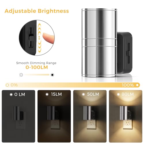 Night Light Dimmable Night Lights Plug into Wall
