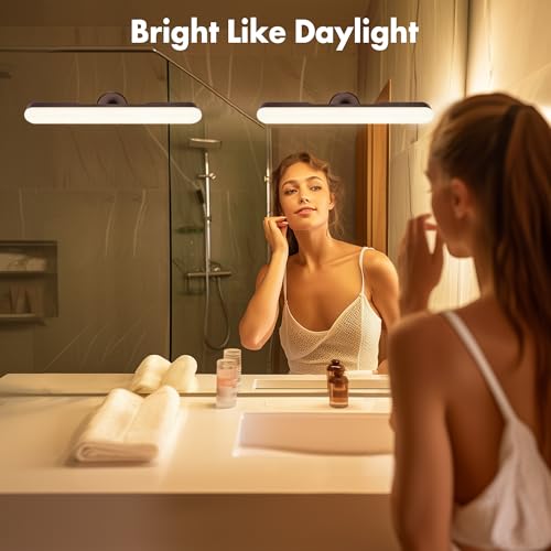 Set of 2 Wireless Vanity Makeup Lights for Mirror (2 Count)