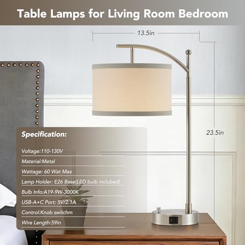 Table Lamp Set of 2 (2 Count)