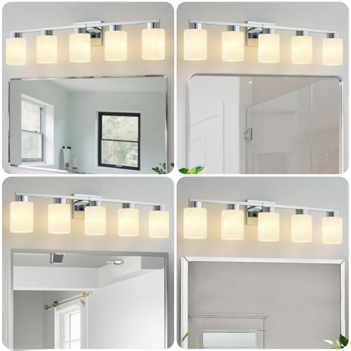 5 Light Bathroom Light Fixtures