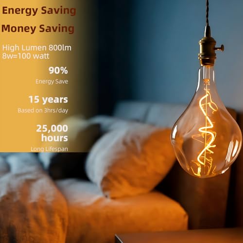 Oversized Vintage Lrregular Giant Edison LED Bulb