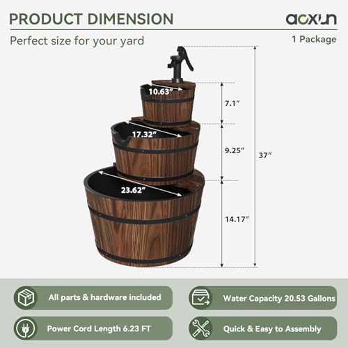 3 Tier Outdoor Water Fountain