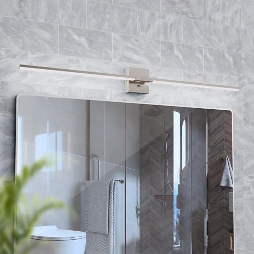 48 Inch Brushed Nickel Bathroom Vanity Light