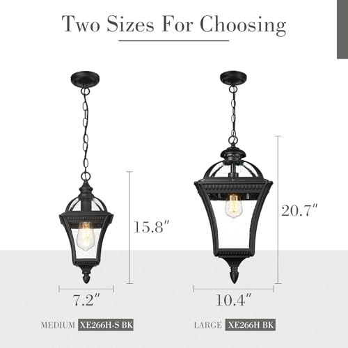 Modern Outdoor Hanging Porch Light