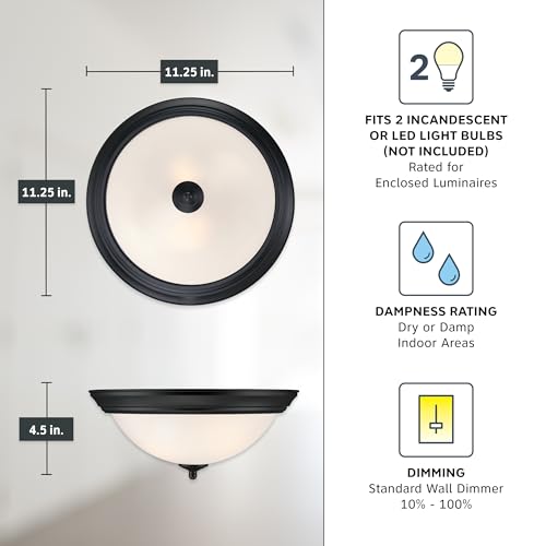 Flush Mount Ceiling Light (2 Count)
